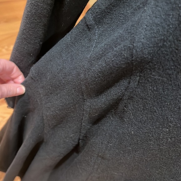 Lilith deep teal combined wool dress Small - Picture 5 of 7